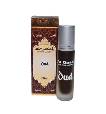 Al Qusai Natural Oud Attar, Unisex, 8ml Roll-On