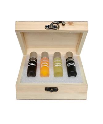 Al Qusai ATTAR (GIFT PACK) WITH OUD - COMBO OF 4, 8ml EACH